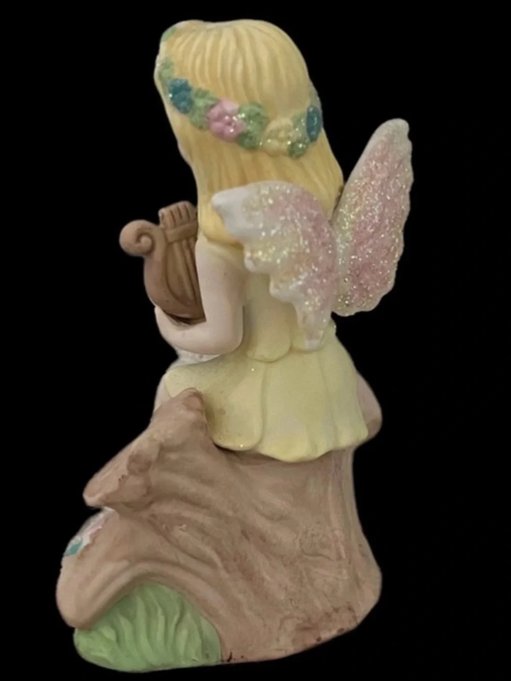 Fairy Figurine & Teddy Bear Photo Frame Set Nursery Cottagecore Decor
